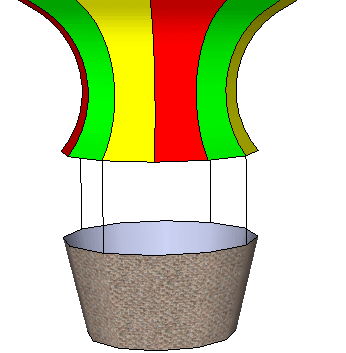 346x353 Hot Air Balloon In Google Sketchup
