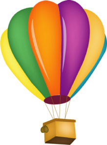 219x296 Hot Air Balloon Clip Art