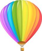 140x170 Hot Air Balloon Clip Art