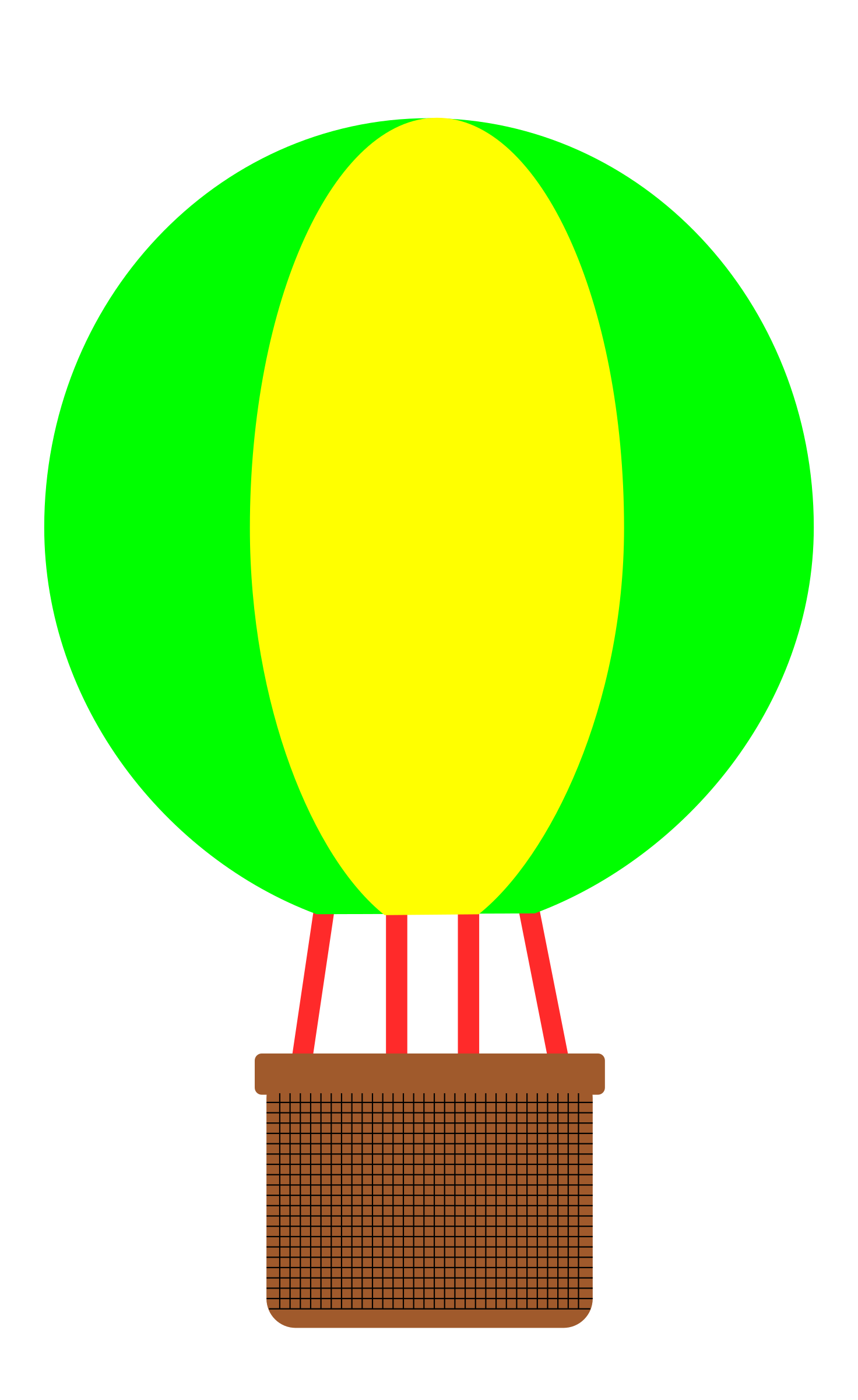 1472x2400 Hot Air Balloon Clipart Big Balloon