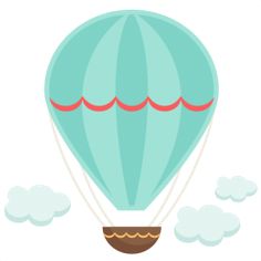 236x236 Hot Air Balloon Clipart Vintage