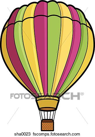 327x470 Drawing Of Hot Air Balloon Sha0023
