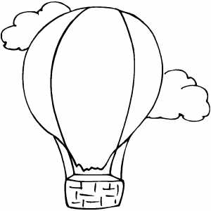 300x300 Hot Air Balloon Black And White Hot Air Balloon Pictures Free