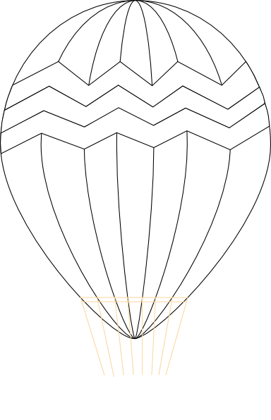 384x596 Balloon Template Cliparts 176815