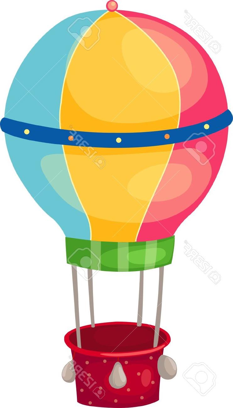 742x1300 Hd Air Balloon Stock Vector Cartoon Kids Image