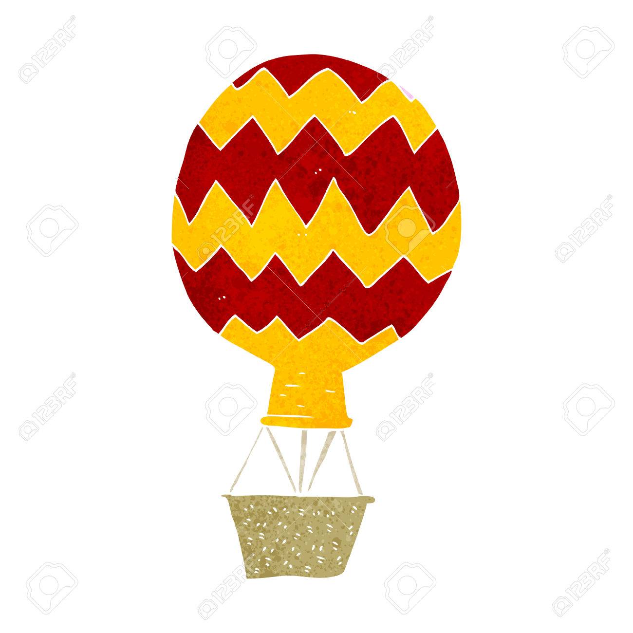 1300x1300 Cartoon Hot Air Balloon Royalty Free Cliparts, Vectors, And Stock