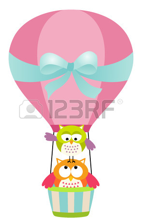 294x450 Hot Air Balloon With Teddy Bear Royalty Free Cliparts, Vectors