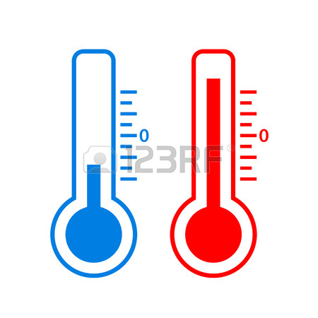 450x450 Hot And Cold Weather Thermometer Icon Royalty Free Cliparts
