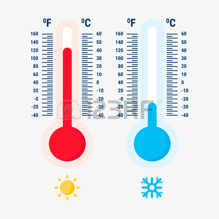 450x450 Thermometer Equipment Showing Hot Or Cold Weather Icon