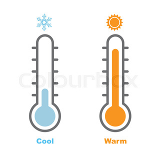 320x320 Thermometer Hot And Cold Temperature Stock Vector Colourbox
