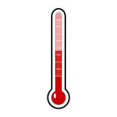 170x170 Thermometer Hot And Cold Temperature Vector Stock Illustrations