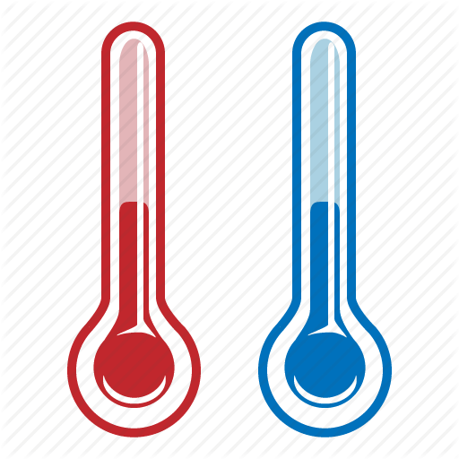 512x512 Cold, Freezing, Hot, Temperature, Thermometers, Warm, Weather Icon