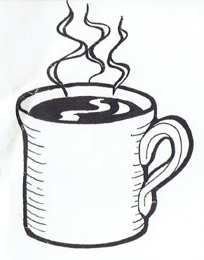 291x371 Coffee Black And White Clip Art