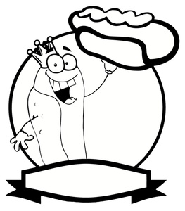 263x300 Hot Dog Clipart Image