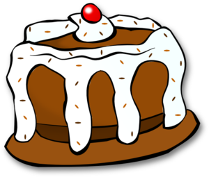 300x255 Clip Art Of Cake Clipart 2 Clipartcow 2