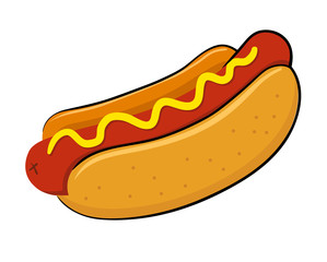 299x240 Hot Dog Clipart 4th July