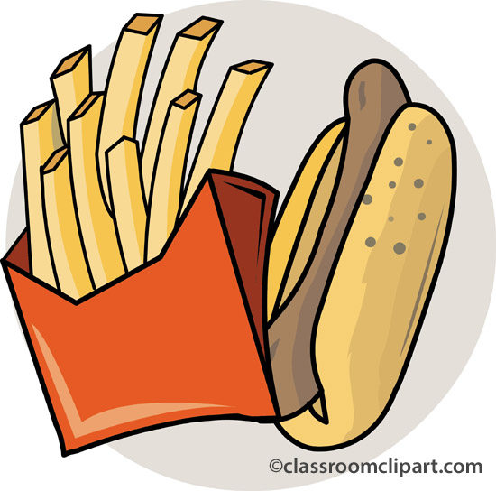 550x544 Hot Dog Clipart Chip