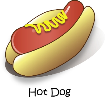 340x314 Juice And Hot Dog Clipart Kid