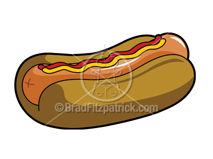 432x324 Royalty Free Hot Dog Stock Illustration Cartoon Hot Dog