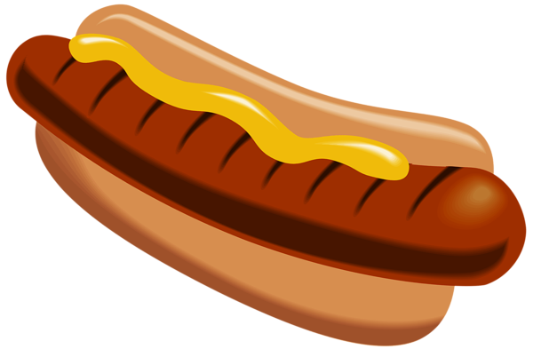 600x402 Free Hot Dog Clip Art