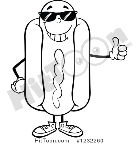 450x470 Hot Dog Clipart
