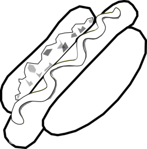 297x300 Bampw Jumbo Hot Dog Clip Art