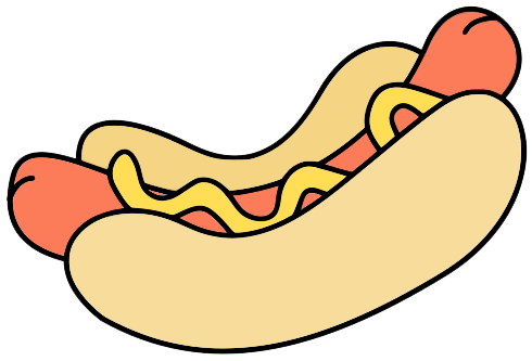 490x333 Hotdog Clipart Clipart Panda