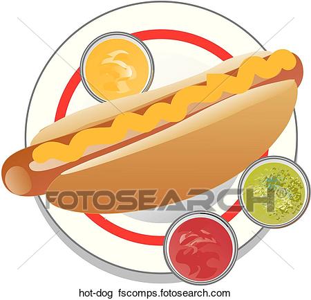 450x433 Clip Art Of Hot Dog Hot Dog