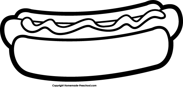 605x288 Hot Dog Clip Art