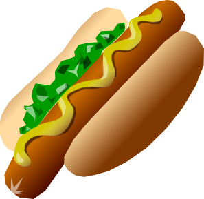 297x289 Hot Dog Clip Art