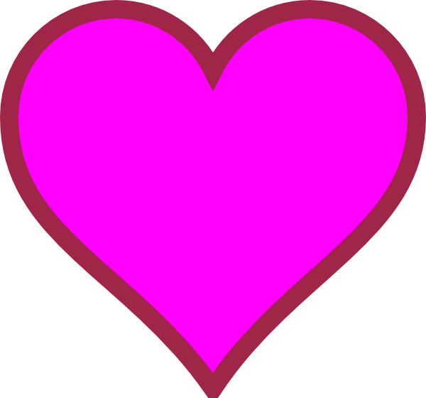 600x560 Hot Pink Heart Png Related Keywords Amp Suggestions, Long Tail Keywords