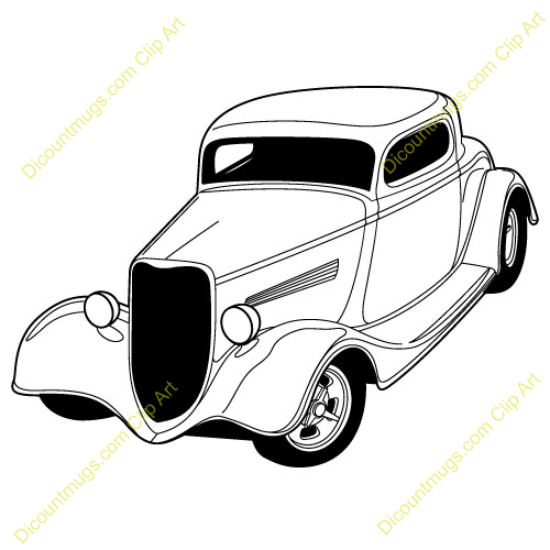 500x500 Classic Car Clipart Hot Rod