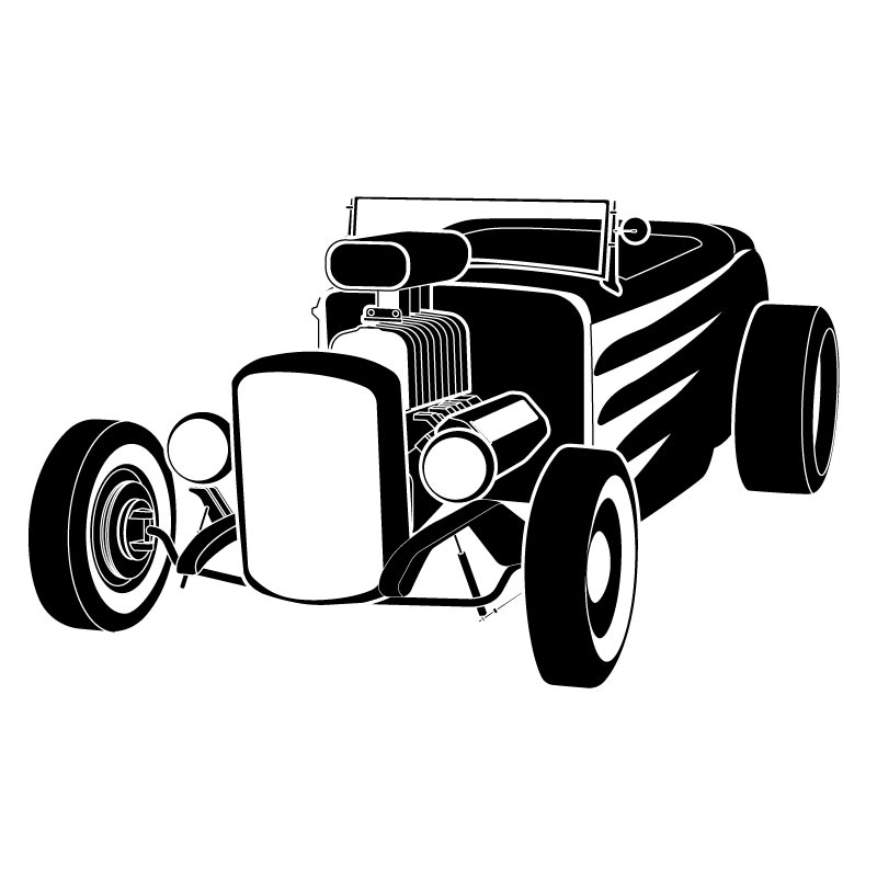 800x800 Engine Clipart Hot Rod