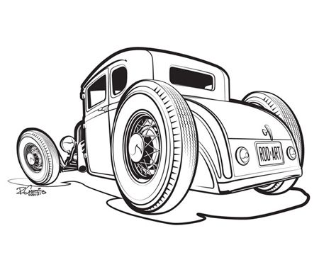 450x360 Hot Rod Clip Art