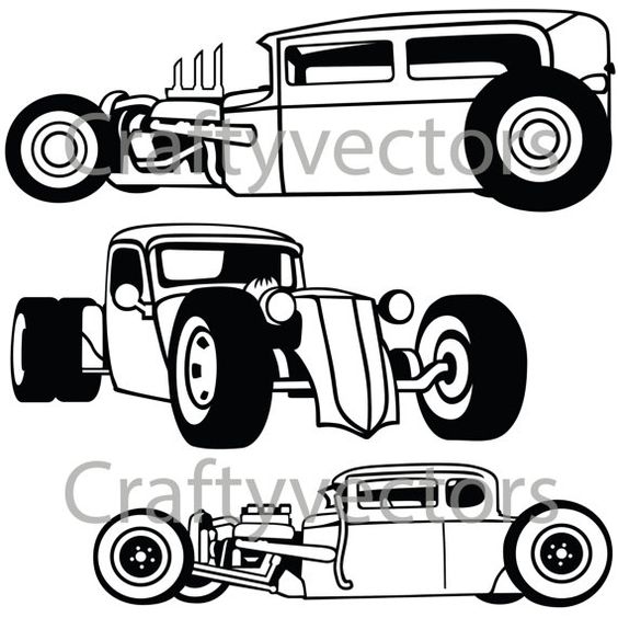 564x564 Rat Rod Cars Svg Vector Files Vector File, Rats And Filing