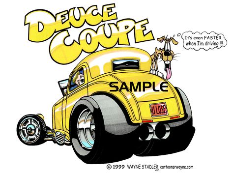 474x356 Street Rod Clip Art 1932 Lemon Yellow Ford 3 Window Highboy