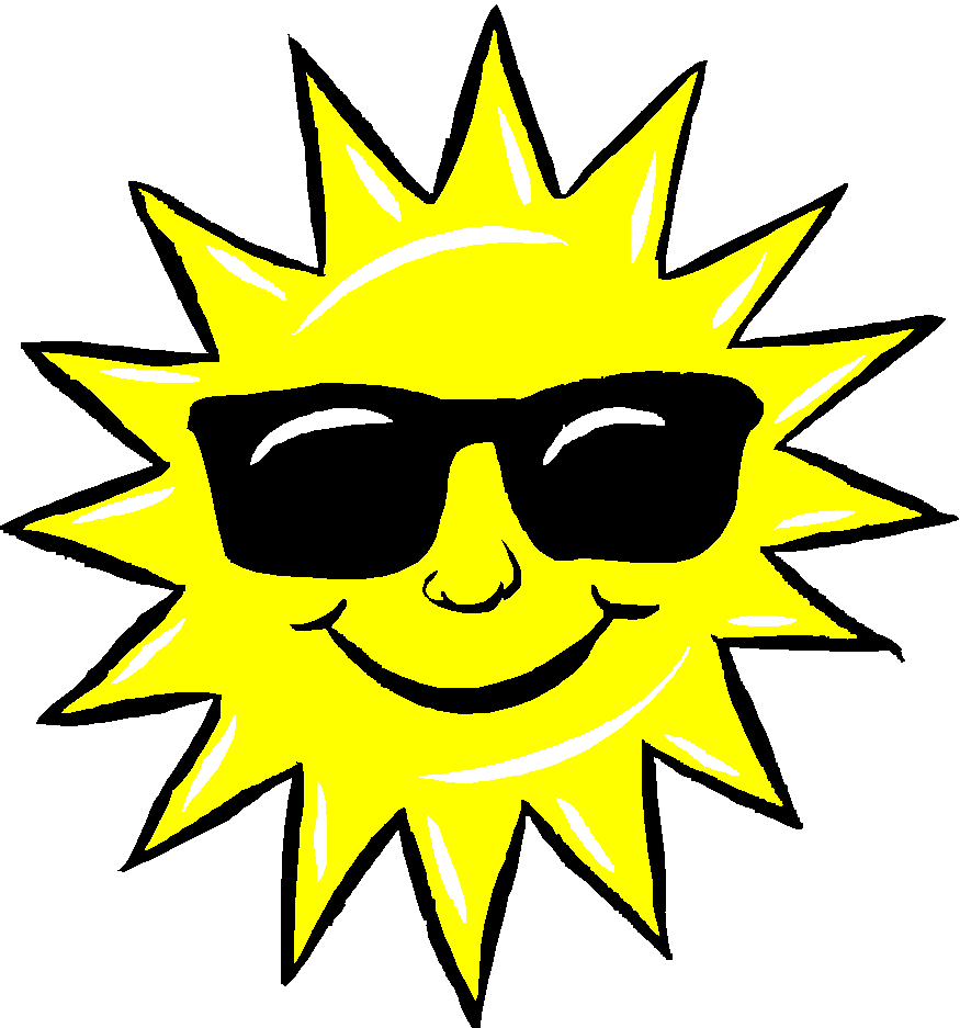 875x937 Hot Sun Clipart
