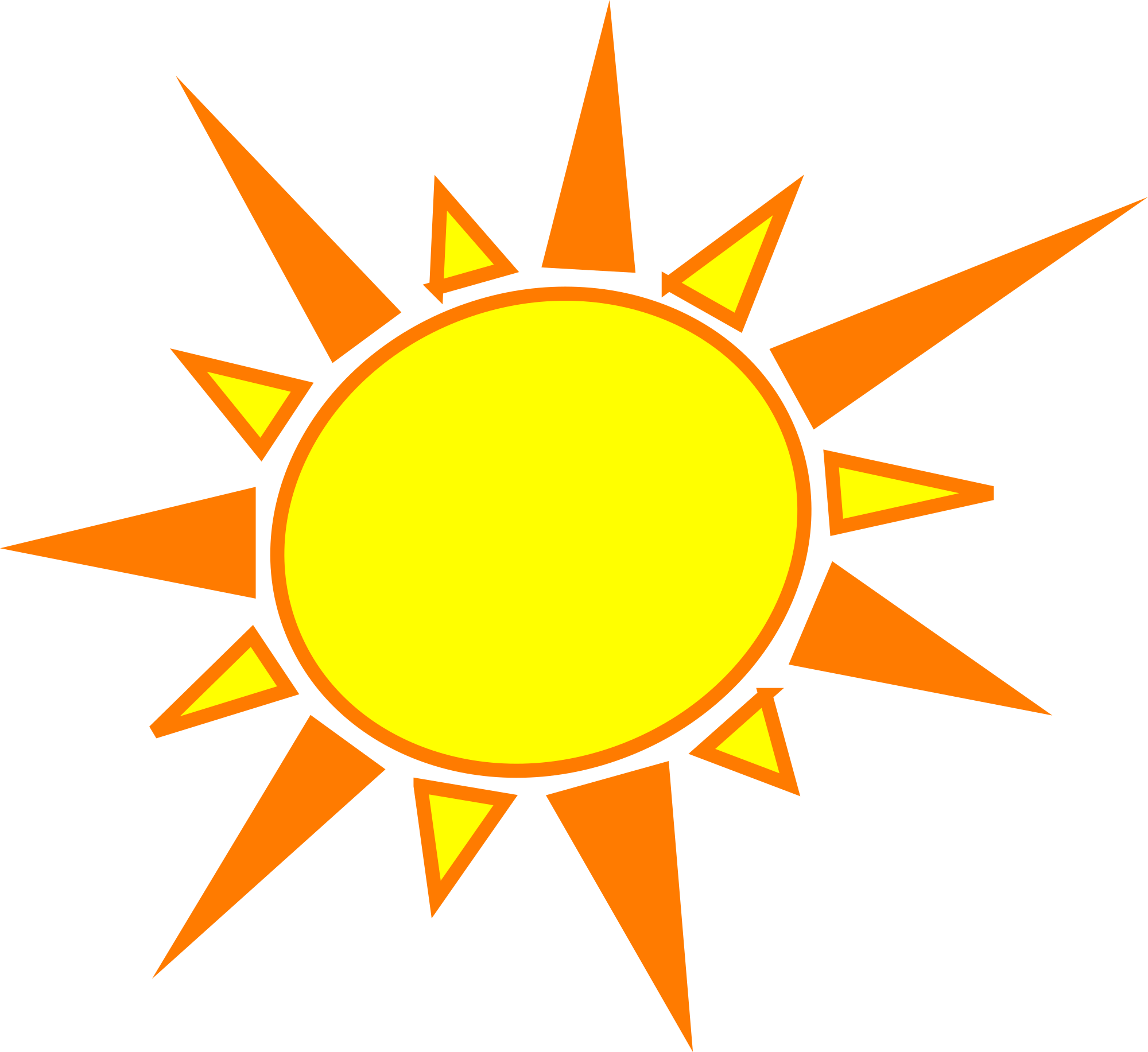 2000x1833 Sunlight Clipart Hot Sun