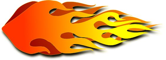 564x206 With Flames Clipart Flame Hi