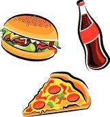 161x170 Burger And Fries Clip Art