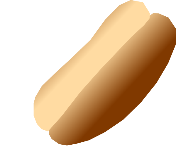 600x551 Hotdog Bun Clip Art