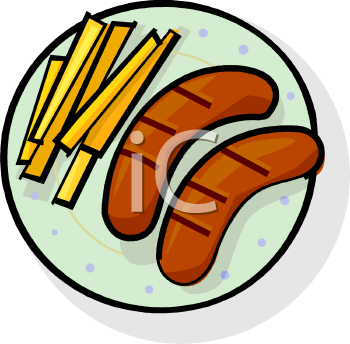 350x344 Royalty Free Hotdog Clip Art, Food Clipart