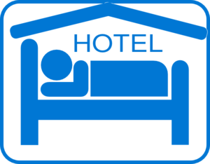 300x234 Hotel Sleeping Accomodation Clip Art Black White