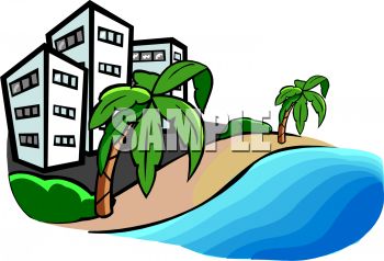 350x238 Beach Clipart Beach Hotel 2414523