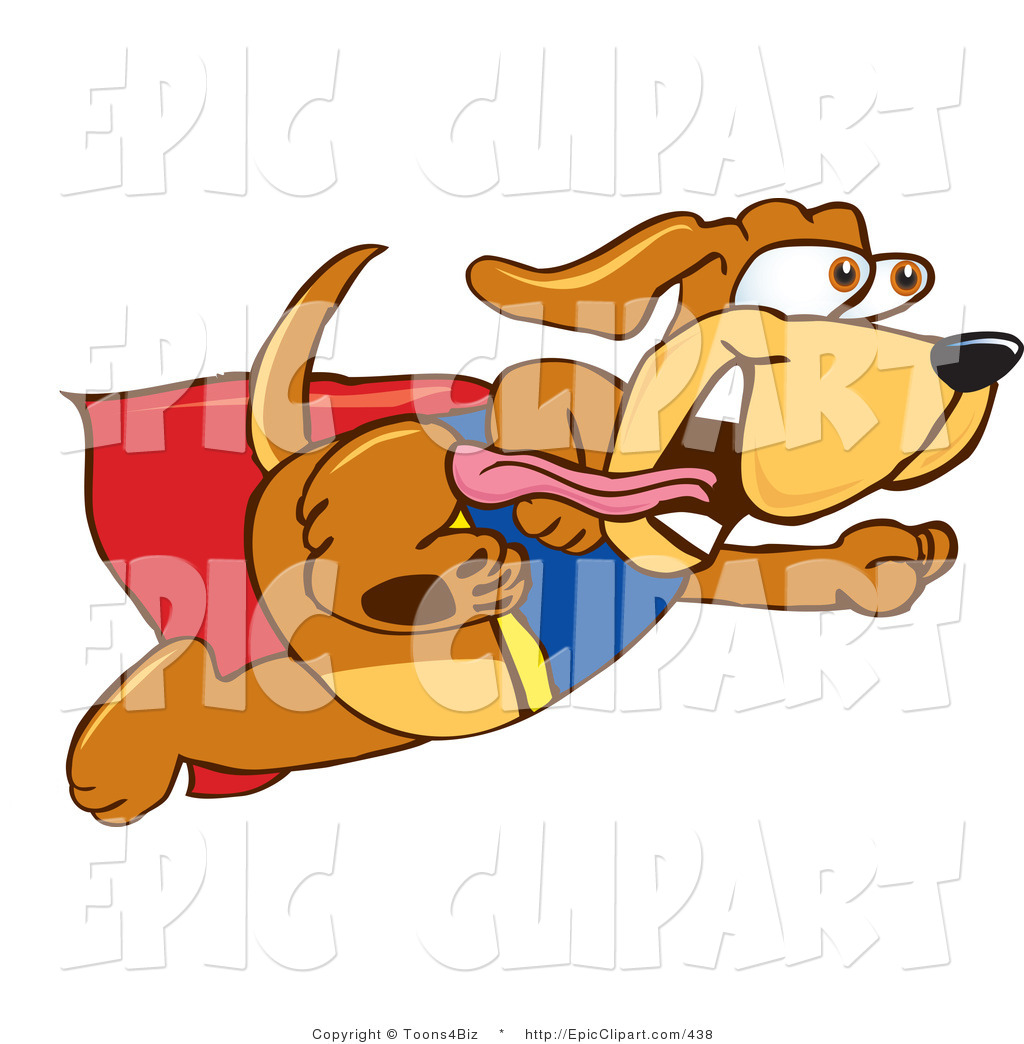 1024x1044 Clip Art Of A Running Super Dog By Toons4biz