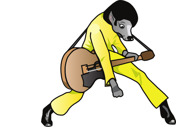 600x436 Elvis Hound Dog Clip Art