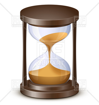 377x400 Hourglass, Sand Watch Royalty Free Vector Clip Art Image