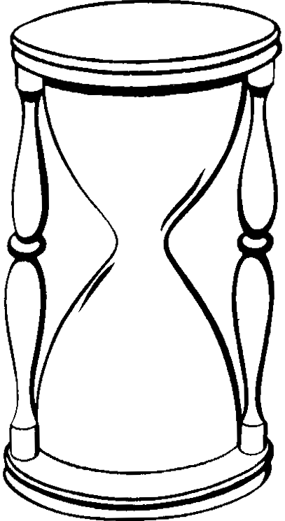 407x745 Animated Hourglass Clipart 2 Image