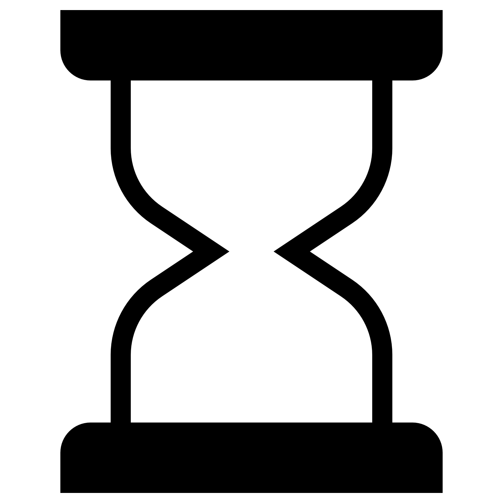 1600x1600 Hourglass Clipart Empty