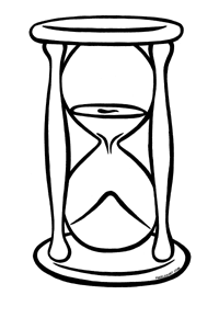 200x300 Clipart Hourglass